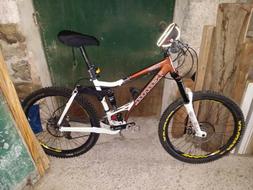 2x mountain bike kona full air, giant full bici bicicletta