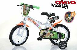 BICI 44 GATTI 16 PER BAMBINO 5-8 ANNI DA 115 A 140 CM DINO B
