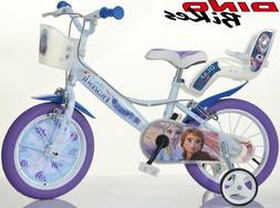 BICI 16 DISNEY FROZEN PER BAMBINA ANNI 4/5 ALTEZZA 95/115 CM