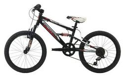 BICI 20 SHAPE MTB NERO OPACO BIAMMORTIZZATA 6 VELOCITA CINZI