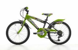 Bimbo Ragazzo Mtb Flipper 20 Verde Nero Cinzia 6 Velocita