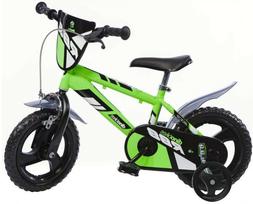 Misura 12 Bambino Bimbo Mtb Dino Bikes Verde Fluo 412ul Ital