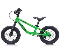 Bici Bimbo acciaio BMX senza pedali VERDE 2-5 ANNI 