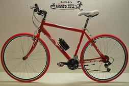 Da Corsa Bicicletta Uomo Ibrida 21v Rossa