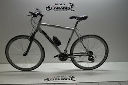 Da Corsa Bicicletta Uomo Ibrida 21v Grigio Totalmente Pers