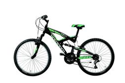 Bici da bimbo bambino 20" nero verde cambio posteriore 6 vel