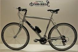 Bici Ibrida corsa trekking 28 uomo in alluminio grigia 21v s