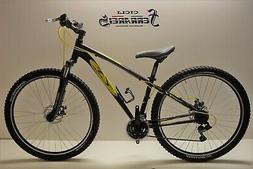 Bici Mtb 29 in alluminio 27 velocita' shimano 7005 disk nero