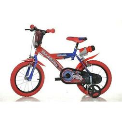 14 Pollici Spider Man Bambino Mtb Mountain Bike Con Rotelle