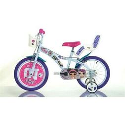 16 Pollici Lol Bambina Con Rotelle Seggiolino E Cestino