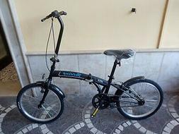 bicicletta 20 pieghevole folding colore nero 1