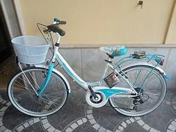 24 Donna Cicli Lombardo "rimini 24" Colore Bianco-azzurro 6 