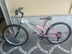 24 Mtb Cicli Cinzia Donna "spark" 18 Velocita' Colore Bianco
