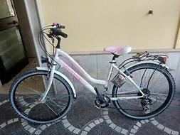 26 City-bike Donna " Panarea 100 City " Bianco-fuxia Shimano