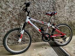 Bambino Saltafoss Escape Mtb 20'', Bianca E Rossa, Et&agrave; 6-8 