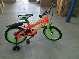 Bambino Mtb Flywheel Power 14" Con Rotelle E Parafanghi Aran