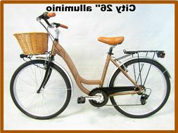 Bici Da Donna City Bike 26 In Alluminio  Vintage Retro' Cest