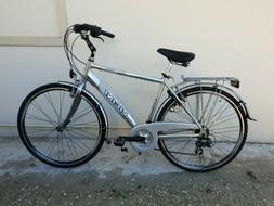 City Bike Uomo Telaio Alluminio Raggio 28 Pollici