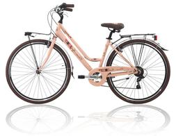 Donna 28'' Cinzia Positano Bici Olanda Lady Rosa City Bike C