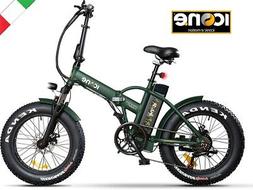 Elettrica Fat-bike Pieghevole A Pedalata Assistita 20" 250w 