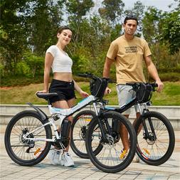Elettrica Pieghevole 26" Bici Elettriche Bicicletta Da Monta