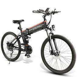 Elettrica Pieghevole A 26&lsquo;&rsquo; Da 500w 21 Velocit&agrave; E Bici 