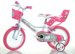 Per Bambina 14 Pollici Hello Kitty 3 4 5 6 Anni Rotelle Cest