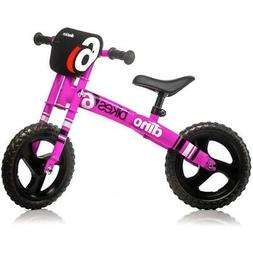 Per Bambini 12" Runner Rosa Fluo Dino Bikes 150r