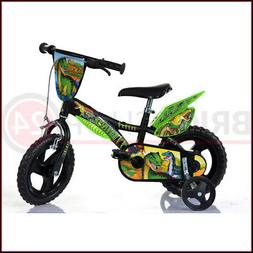 Per Bambino 12 Pollici Dinosaur Con Rotelle 3 4 5 Anni Bici 