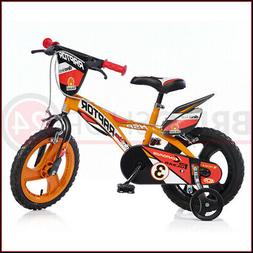 Per Bambino 14 Pollici Con 1 Freno Rotelle 3 4 5 6 Anni Bici