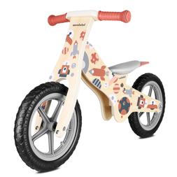 Senza Pedali Bambini Cosmo Bike In Legno, Balance Bike, Ross