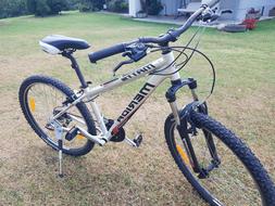 Bicletta Muntain Bike Merida grigia, ha 7 anni ma funziona a