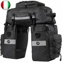 3 In 1 Borse Posteriori Bici Grande Nero
