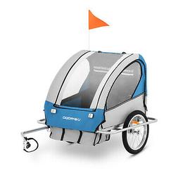 CARRELLO RIMORCHIO PASSEGGINO PER BICI BICICLETTE BAMBINI BI
