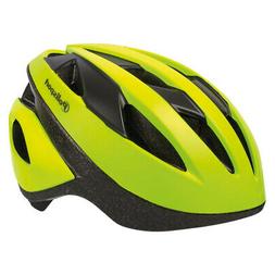 casco sport ride giallo fluo POLISPORT bicicletta