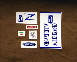 Dettagli su  KIT ADESIVI STICKERS BICI GRAZIELLA BIANCA 100%