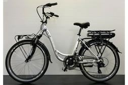 OLYMPIA ENERG&Ograve; 2021 E-BIKE CITYBIKE DONNA 26" 7V - ARGENTO