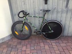 Fixed Byke Bicycle Fixed Bear Scatto Fisso Bici Military Cam