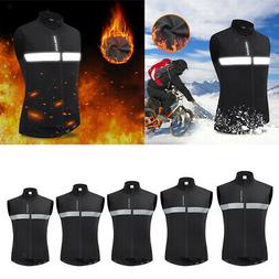 Da Uomo Con Gilet Da Bicicletta Riflettente Senza Maniche