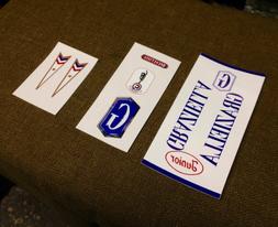 Kit ADESIVI STICKERS BICI GRAZIELLA CARNIELLI JUNIOR BIANCO 