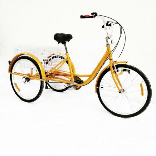 24 pollici triciclo adulto 6 velocita bici