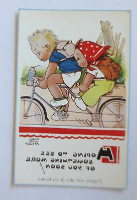 bambini bicicletta tandem 1910 mabel lucie