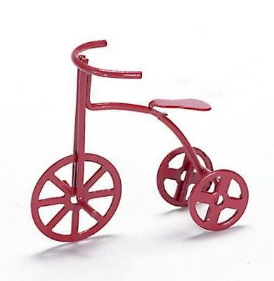 bambole casa rosso bicicletta del bambino triciclo