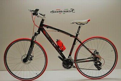 bici alluminio 28 uomo ibrida corsa disco