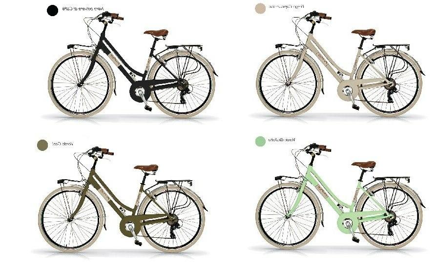 bici bicicletta 28 donna elegance 6v alluminio