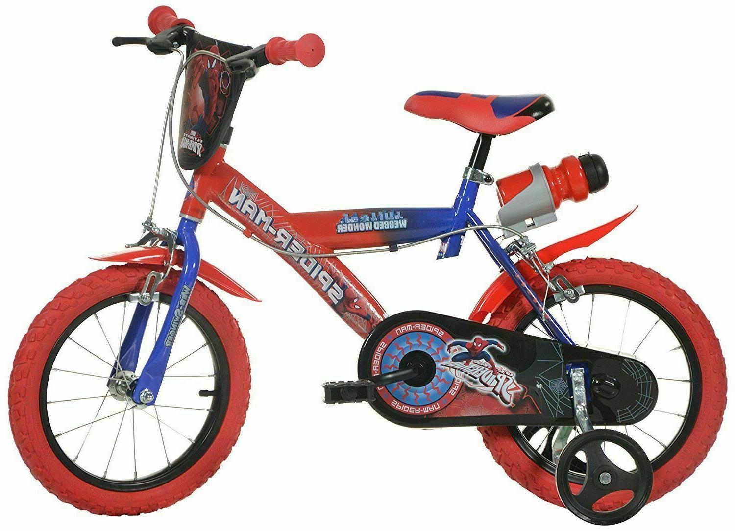 bici bicicletta bambino spiderman misura 12 14