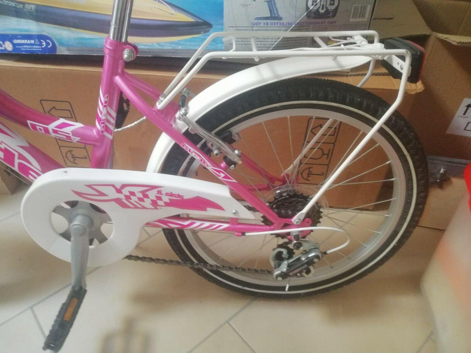 bici bicicletta bimba bambina skate shimano 6v