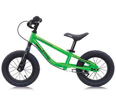 bici bimbo acciaio bmx senza pedali verde