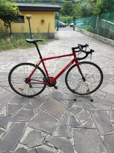 bici da corsa rossa ottime condizioni leggi