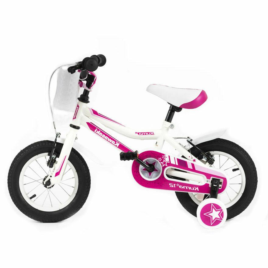 bici kawasaki kuma 14 bianco rosa gruppo
